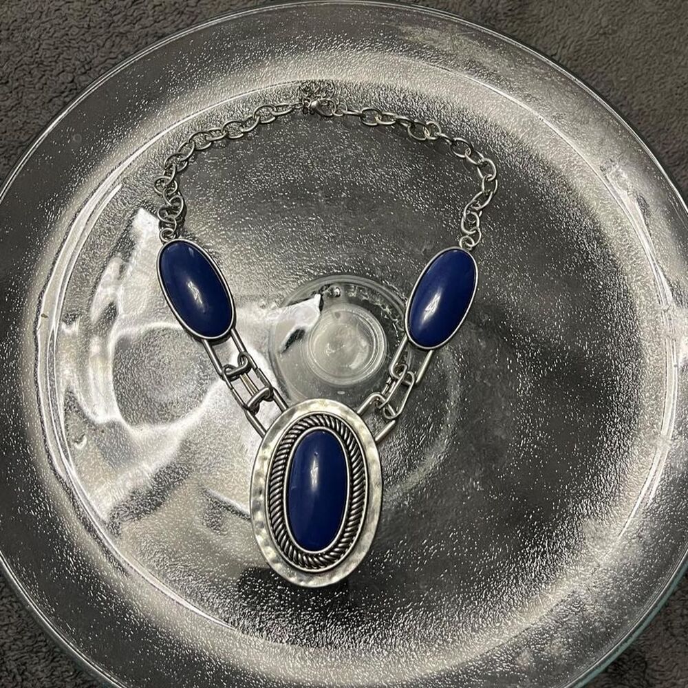 Unbranded Women's Silver and Blue Jewellery